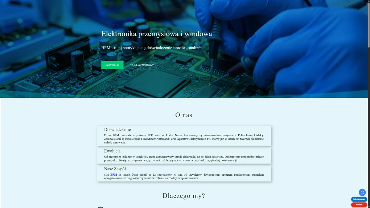 realizacja-bpm Podgląd strony BPM